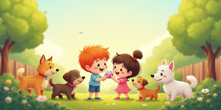 ملعب يحتوي على معدات متنوعة مثل إطار تسلق بالحبال والمنصات وزحليقة. يقف ثلاثة أشخاص على إحدى منصات إطار التسلق.