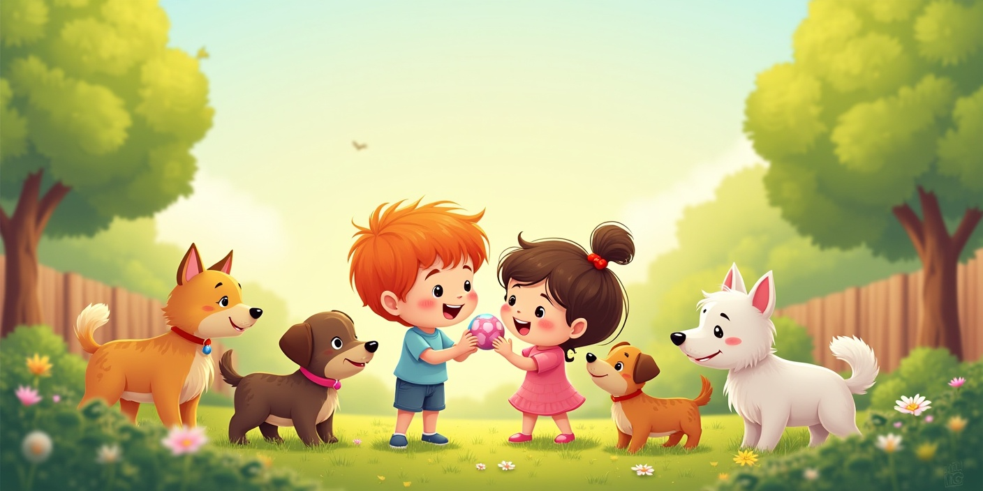 ملعب يحتوي على معدات متنوعة مثل إطار تسلق بالحبال والمنصات وزحليقة. يقف ثلاثة أشخاص على إحدى منصات إطار التسلق.