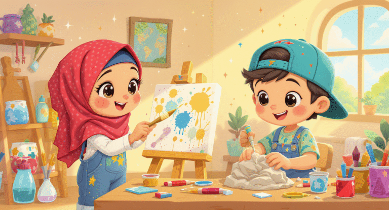 كيف تجعلين طفلك مبدع ولدية تفكير منفتح وجميل