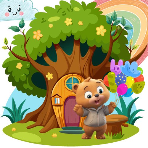 حكاية دبدوب بائع البالونات من حكايات جدتي في مدينة الأطفال